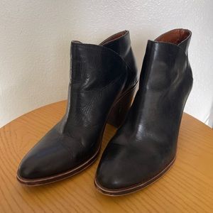 lucky brand black heeled boots